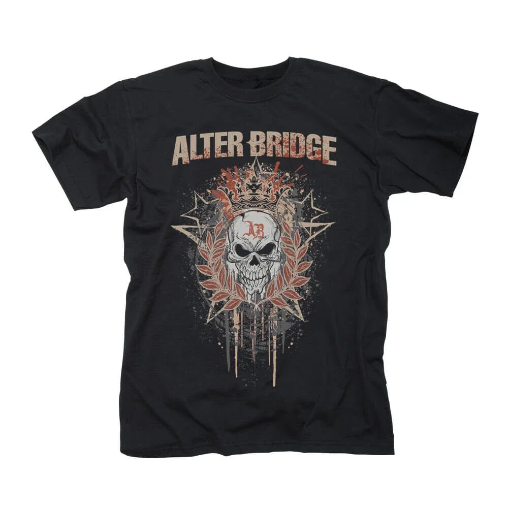 Alter Bridge Pawns & Kings Band T-Shirt 100% Cotton Graphic Tee Men Women Summer Streetwear Top