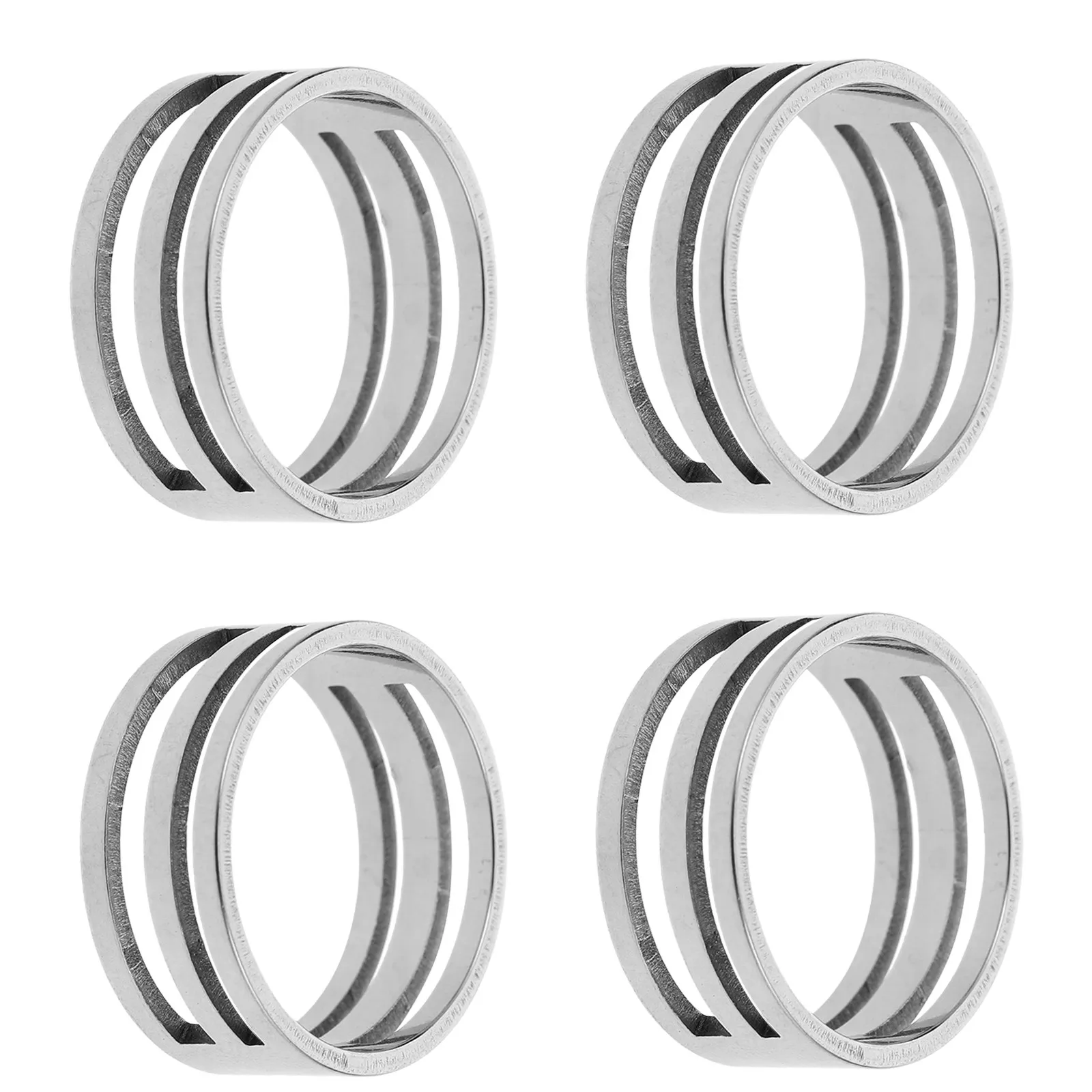 

Набор из 4 инструментов для открывания и закрывания колец из нержавеющей стали, 17 мм внутренний диаметр, для изготовления ювелирных изделий и рукоделия