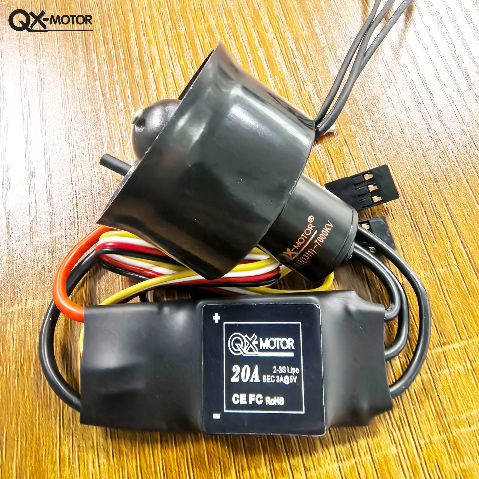 

QX-motor, 6 лопастей, канальный вентилятор, 30 мм, EDF с 20 А, ESC для DIY, детали модели радиоуправляемых самолетов