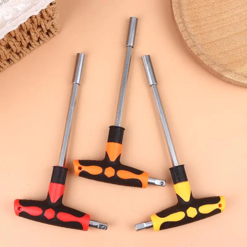 Hot Sale T-shaped Cross Multi Purpose T-shaped Cross Handle Adapter Socket Hexagonal Plum Head Screwdriver Set