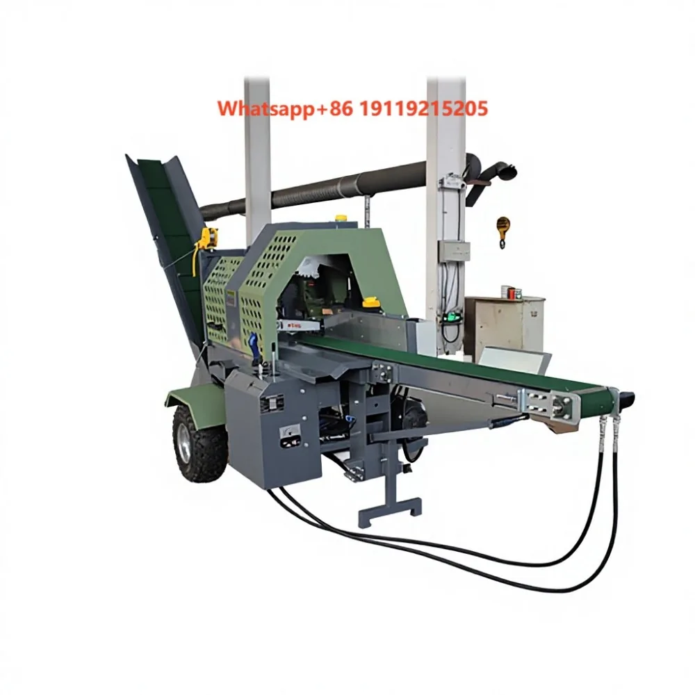 Hydraulic Automatic Electric Log Splitter with Engine Pump Gear 14kw High Efficiency Wood Chopper for Forestry Use
