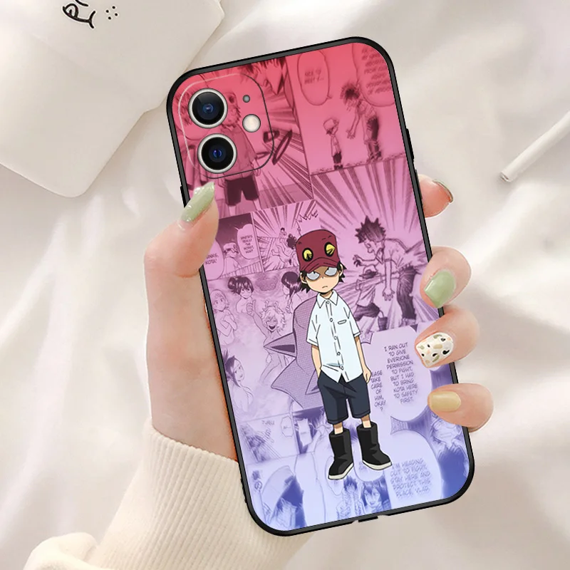 Anti-Drop Soft Phone Case For iphone 16Plus 11 12 13 Mini 14 15 16 Pro XS Max XR 7 8 Plus 16Pro My Hero Academia Comics Cover