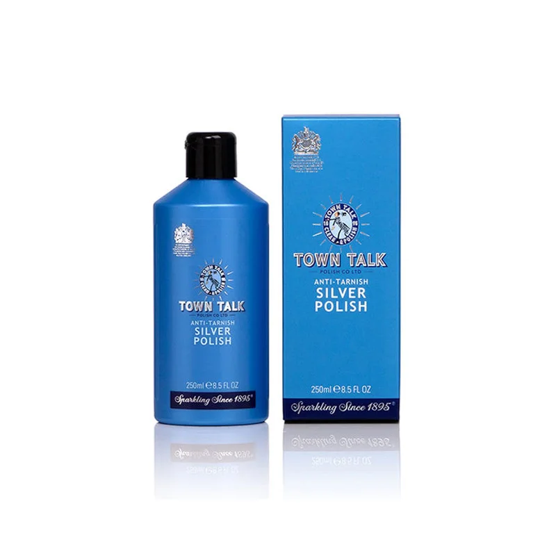 

Towntalk 250ml Silverware Polish Cleaning Solution Unique Anti-tarnish Formula Heavily Tarnished Jewellery Silver Cleaner