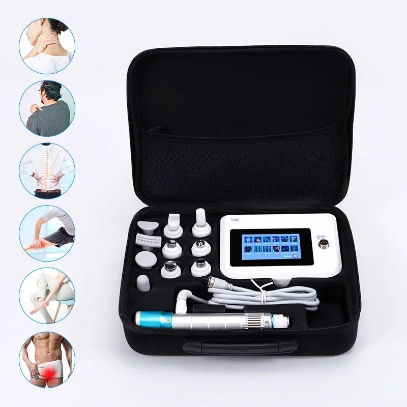 Portable Touch Screen EMSW27-L5 Extracorporeal Shock Wave Therapy Massage Gun Pain Relief Health Care Device for Muscle Relaxati