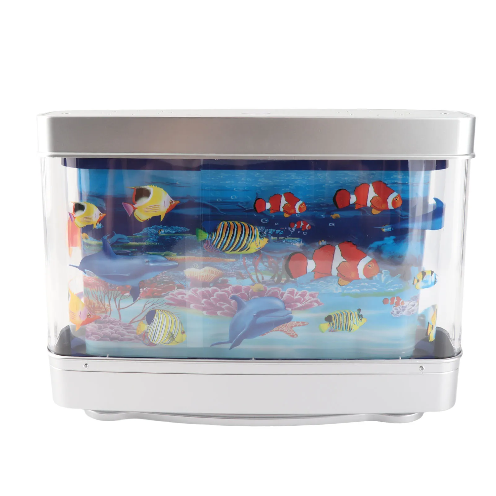 

Artificial Fake Fish Tank Lamp Mini Decorative Tropical Fish Artificial Aquarium Night Light with Moving Fish for Kids Baby