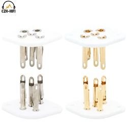 1pc 5pin O5A Ceramic Tube Socket Valve Base For PX4 PX25 1701 PX5 PA40 RE134 RE144 REN804 Vintage Audio Amplifier DIY HiFi