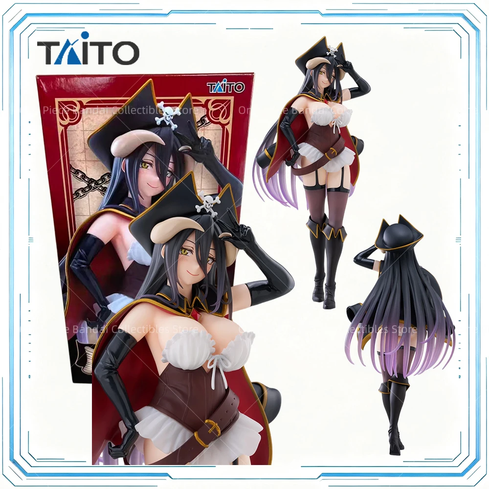 Pre-order Original Taito Albedo PVC 18cm Anime Character Collectible Display Toy OVERLORD Desktop Decoration Official Gifts
