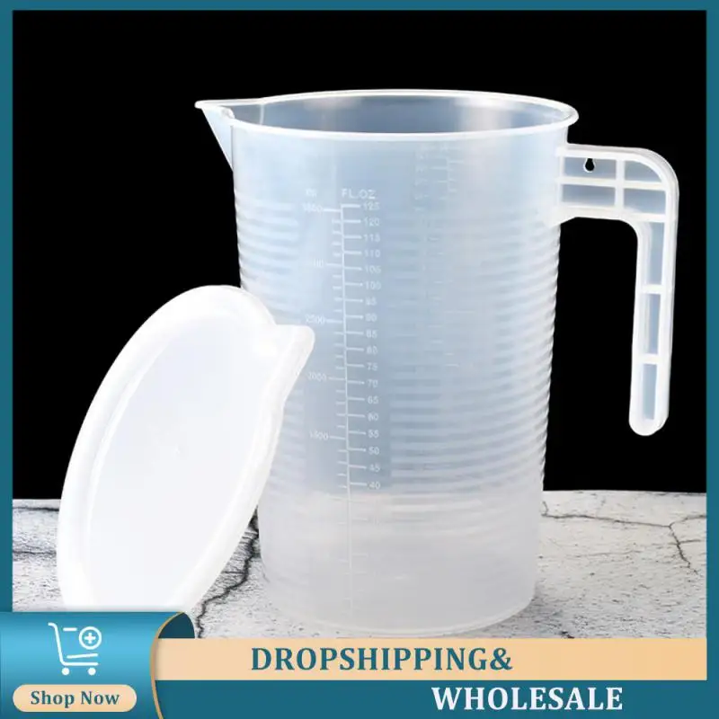 

Home Baking Tool User-friendly Double-sided Measure Cup Practical Transparent Measure Jug With Lid Scale Measure Cup Multi-spec