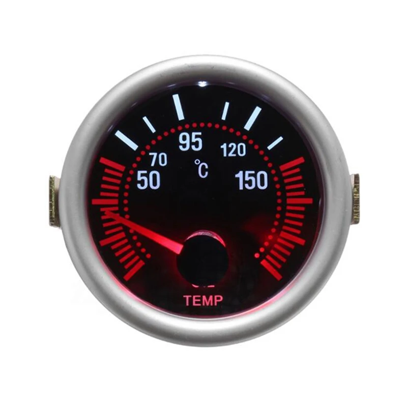 Water Temp Gauge Colors LCD Display Meter Racing Gauges 52Mm 2 Inch With Sensor De Temperatura Auto Instrument Gauges