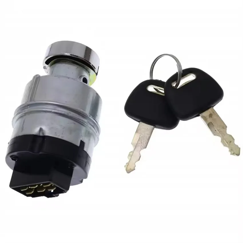 KHR3270 KHR20050 KHR3078 New Ignition Switch with 2 Keys For Sumitomo Excavator SH Series Case CX210B CX240B