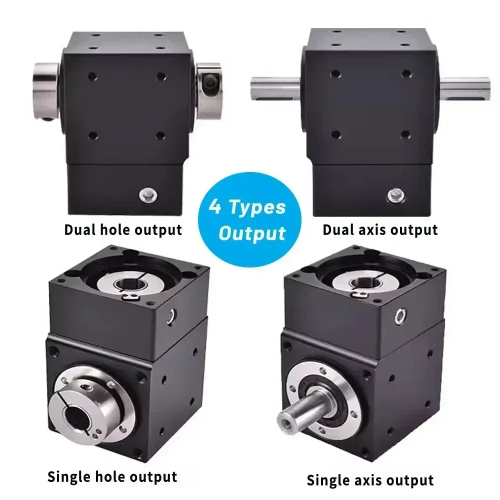 34 86 Stepper Motor 90 Right Angle Steering Gear 7arcmin Precision Commutator Commutator Servo Nema Planetary Gearbox For 80 view 3