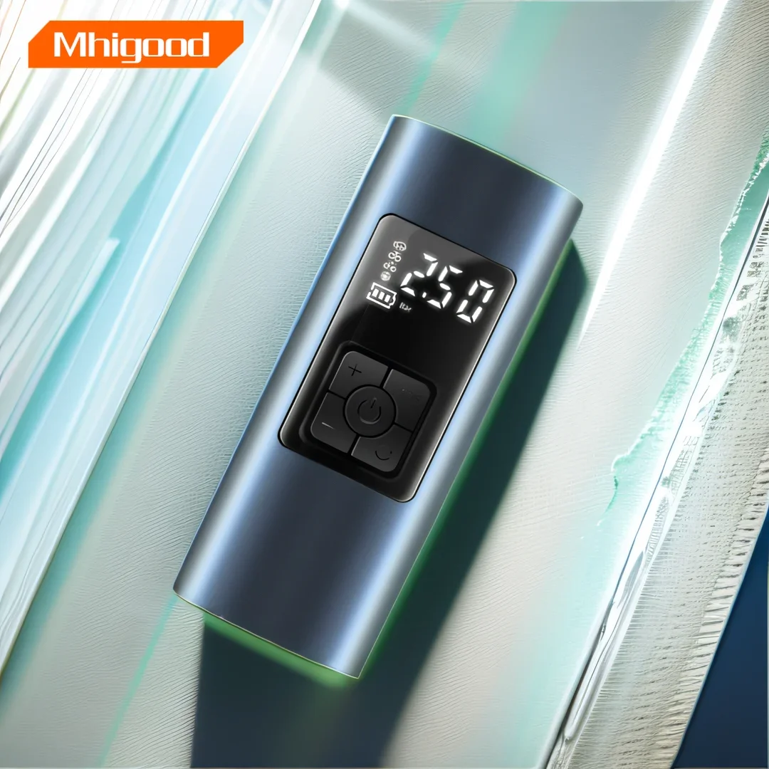 

Многофункциональный автомобильный воздушный насос 12 В, мини-портативный воздушный насос, автомобильный шинный насос со светодиодным дисплеем