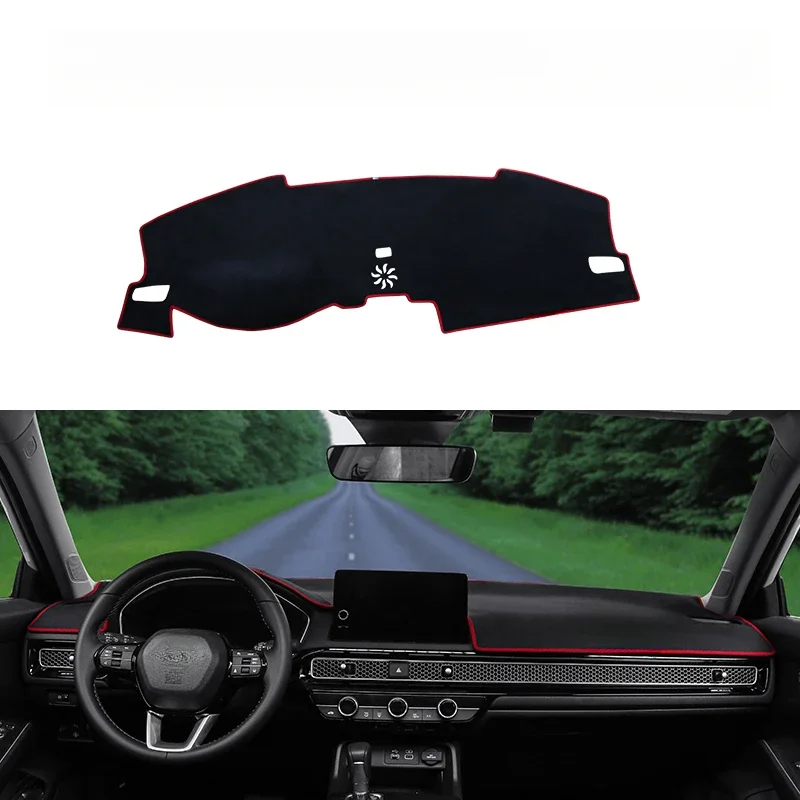 

For Honda Civic Integra 11th Central Control Instrument Panel Light-proof Cushion Interior Decoration Accessories Modification