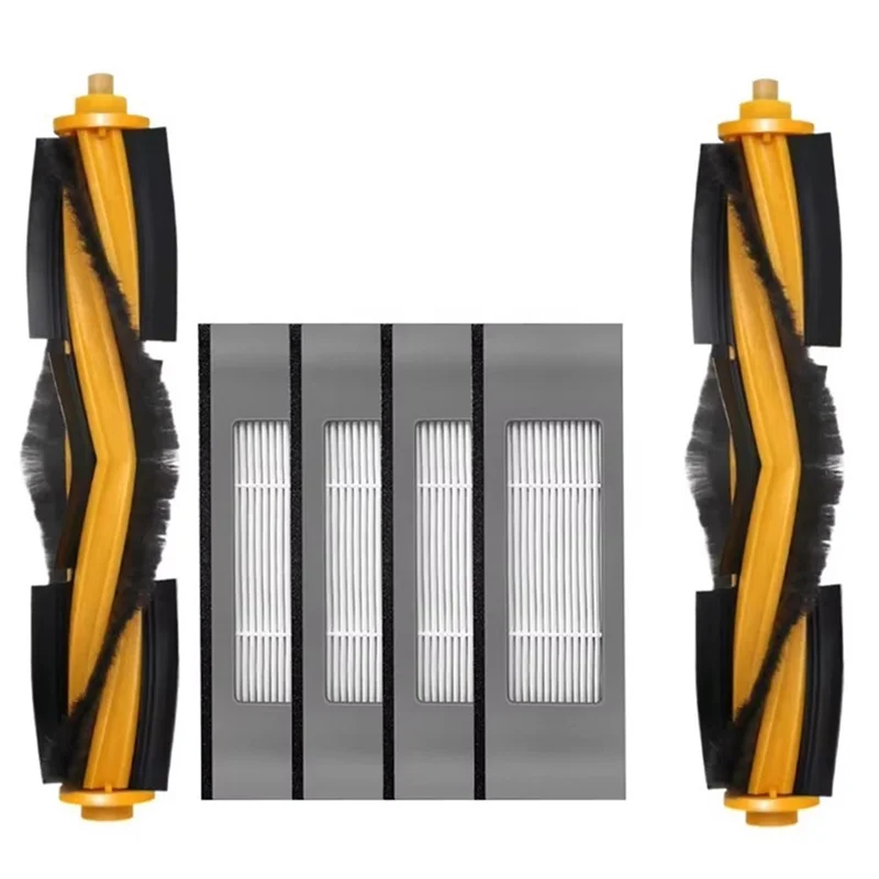 Kit de manutenção essencial BAAM para ECOVACS Deebot T8 AIVI: escovas principais e laterais com filtros e sacos de pó HEPA