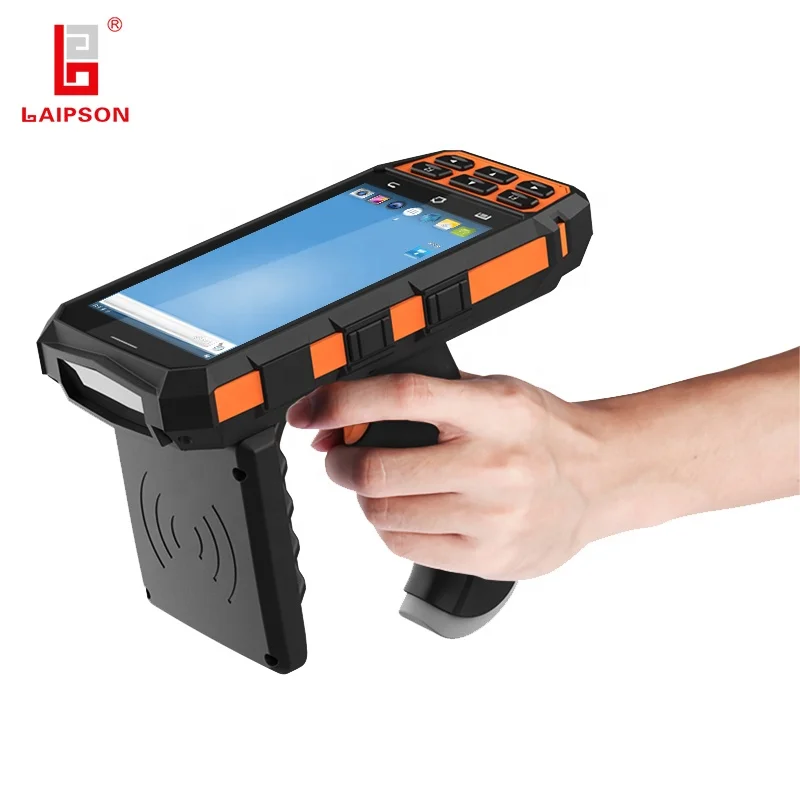 860 ميجا هرتز UHF RFID WIFI الحيوان خنزير الأغنام الماشية الأذن قارئ العلامات الماسح الضوئي لتتبع معرف علامة الماشية