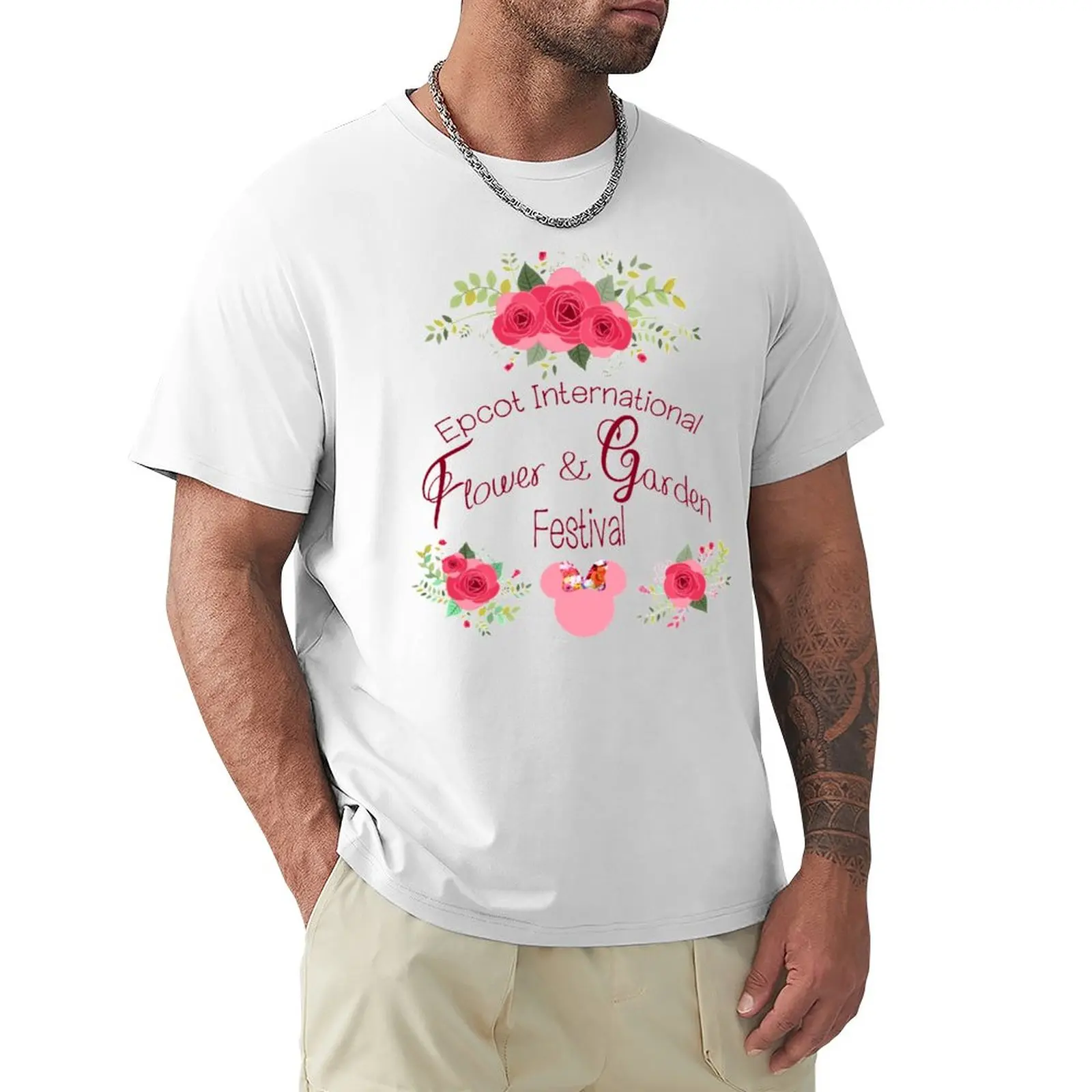 Epcot International Flower and Garden Festival T-Shirt vintage cute clothes anime mens t shirt