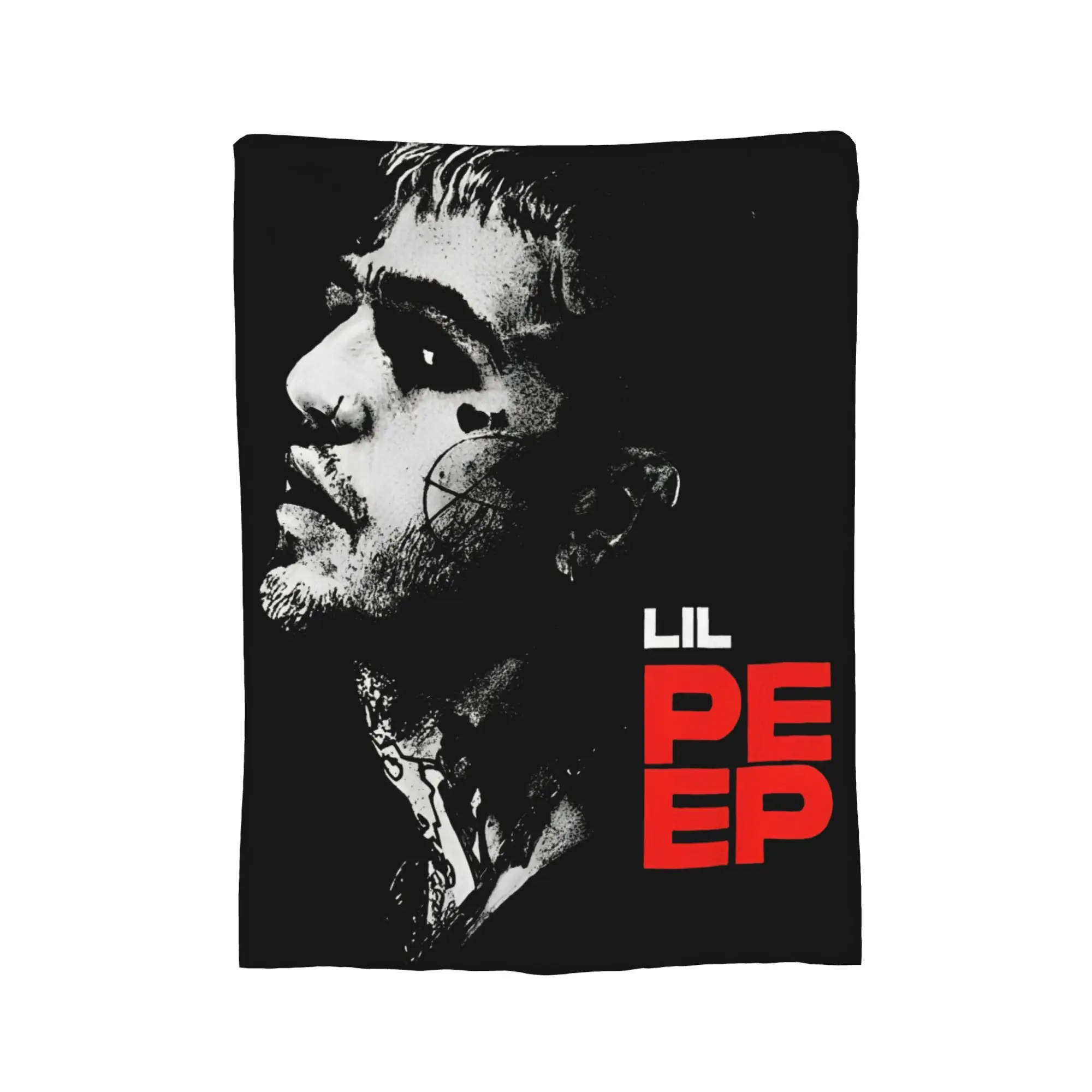 الجدة تصميم ليل اللمحة الرجعية الكولاج مغني الراب البطانيات فائقة النعومة الصوف الاسترخاء رمي البطانيات آلة قابل للغسل #3