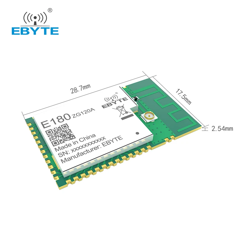 EFR32 Zigbee3.0  Wireless Module SoC 2.4GHz Long Range Data Transceiver Zigbee Touch Link For Smart Home System E180-ZG120A