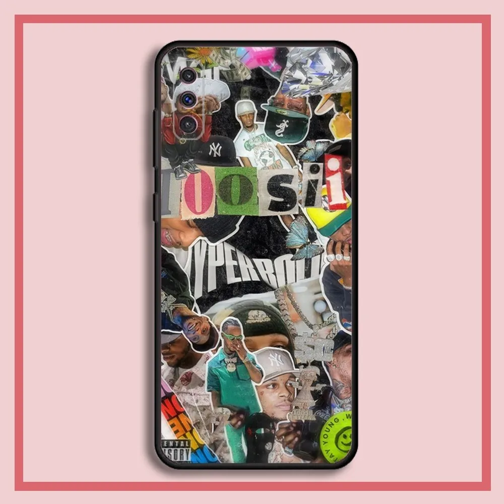 Toosii American Rapper Phone Case For Samsung S23,23,22,30,21,10,9,Note20 Ultra,Lite,Ultra,5G,Plus,FE,Black Soft Case