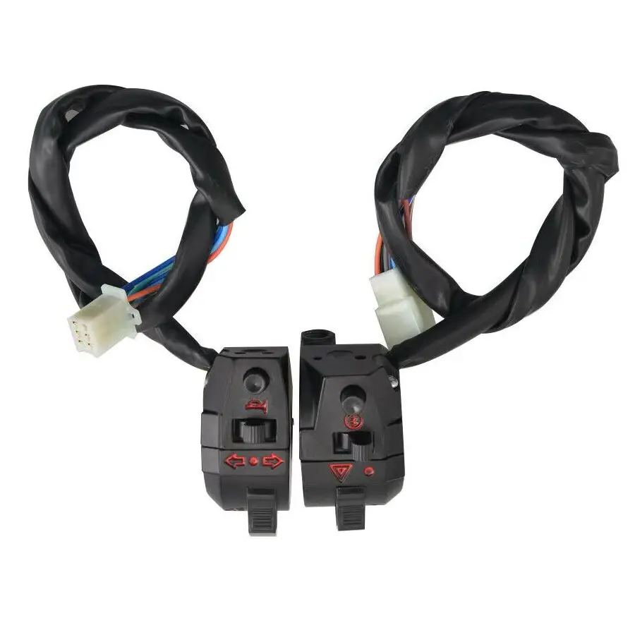 

Motorcycle Handle Bar Switch for Sundiro Honda Jialing Dayang Lifan Haojin CG125 ZJ125 CDI125 HJ125 Signal Control Dimmer Switch