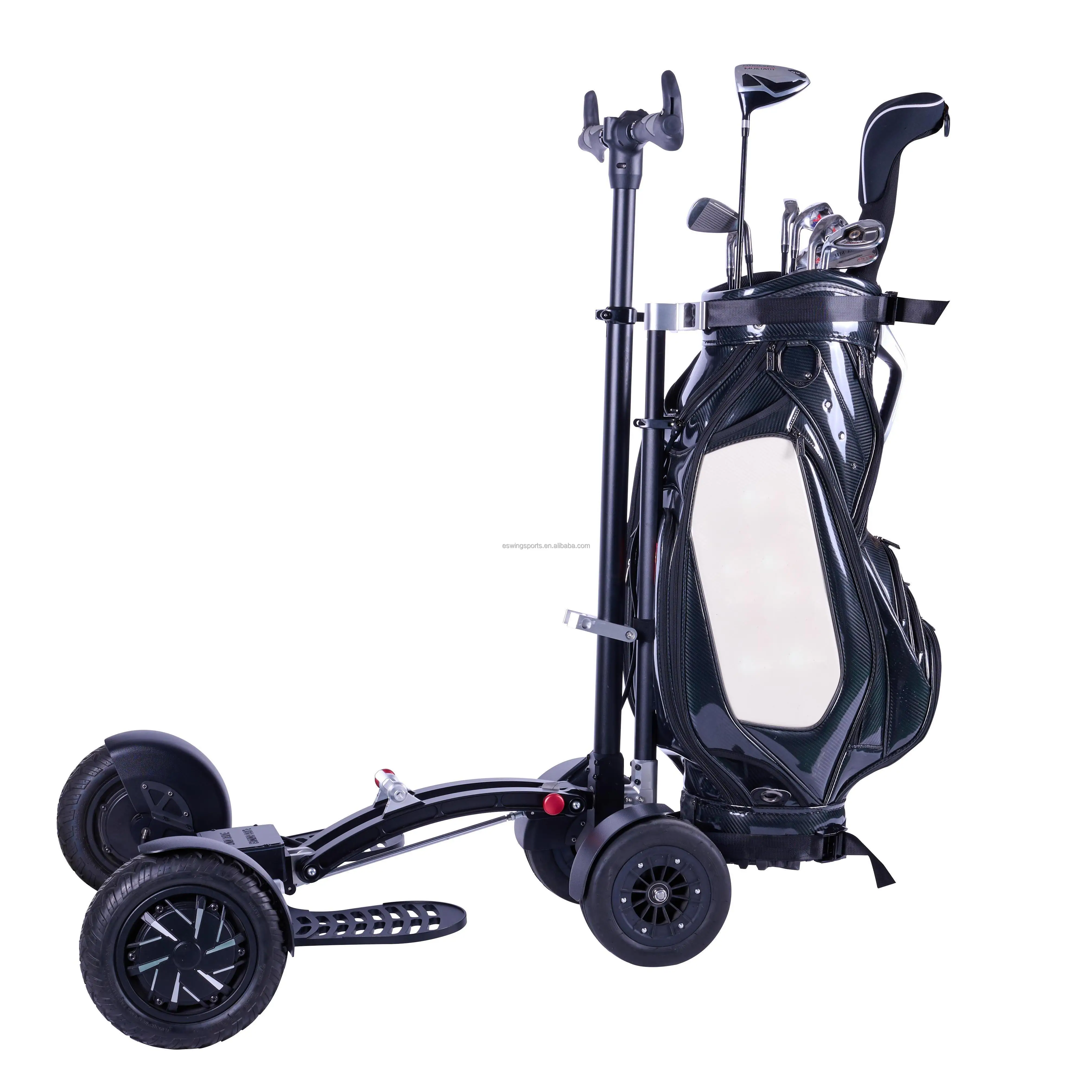 

For 2025 New Trend Off-Road Multifunctional Electric Scooter 1600W Motor with Removable Battery Golf Bag Holder