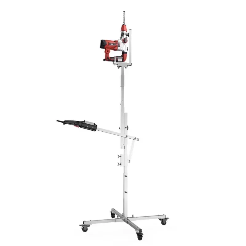 

Lifting type electric hammer bracket telescopic thickened shelf support rod impact drill ceiling punching hole punching artifact