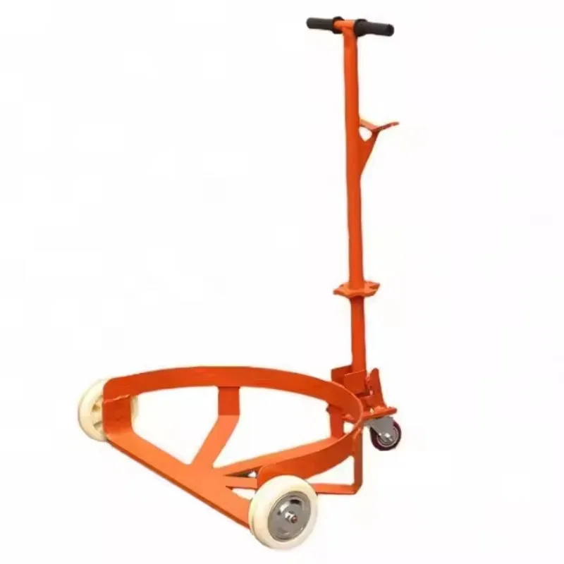 TEBAK 도매 저가 신품 수동 드럼 이동기 오일 드럼 리프터 트롤리 가정용 및 제조 공장용