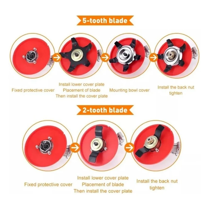 Weeding Disc For Weed Eater, Trimmer Heads For Weed Eaters, Weeding Disc Trimmer, For Terrain Hill Weeding Disc, 2PCS