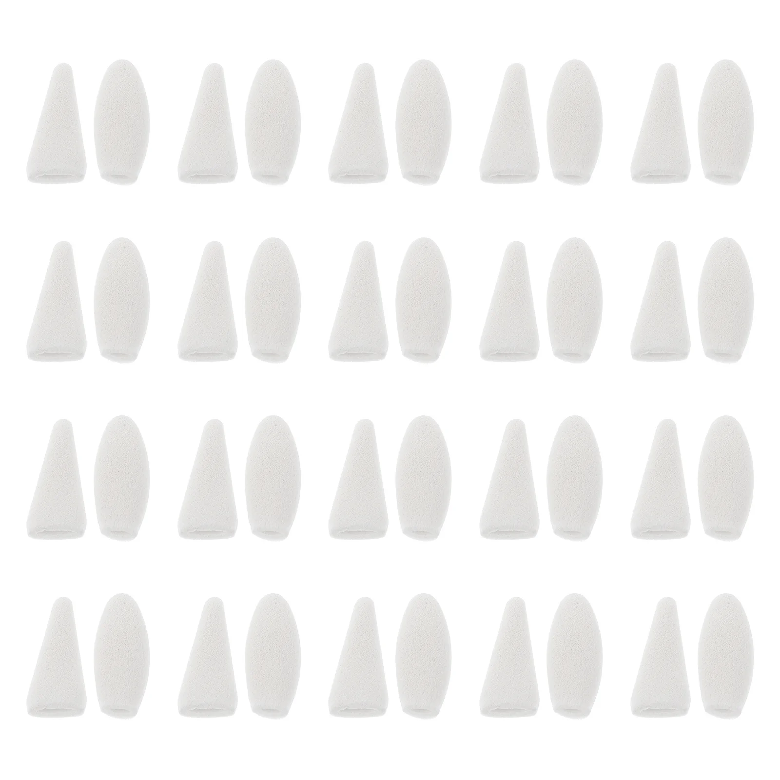 

40 Pcs Art Knife Cotton Head Eraser Heads Correcting Sponge Sponges Drawing Wipe Blending Tools for Mix Erasers Sketching