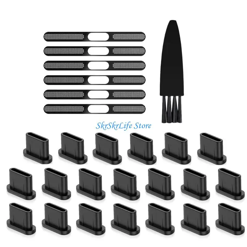 E65E Recyclable USB C Connector Cover & Earpiece Shielding Sticker 45Mm for Phone Models