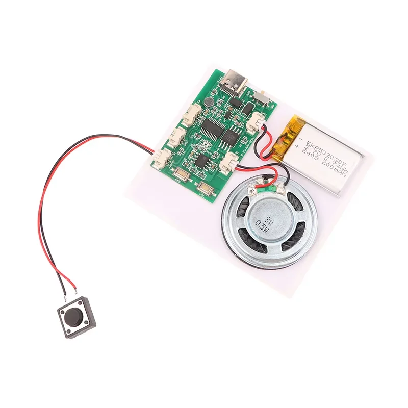 Programmable 8M 16M 32M USB Recordable Birthday Card Music Voice Module Chip for DIY Voice Audio toy Greeting Card
