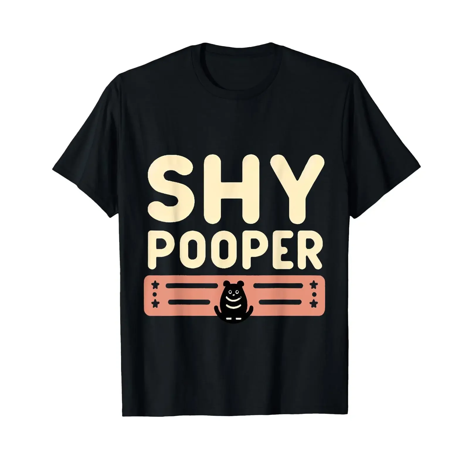 Shy Pooper Introvert Toilet Fights Humour T Shirt vintage Washed Slightly Breathable Top For Everyday Wear designer clothes