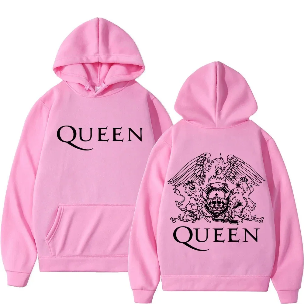 Autumn Winter Men Hoodie British Rock Band Queen Print Pullover Hoody Woman Sweatshirts Unisex Streetwear Fashion y2k Clothing