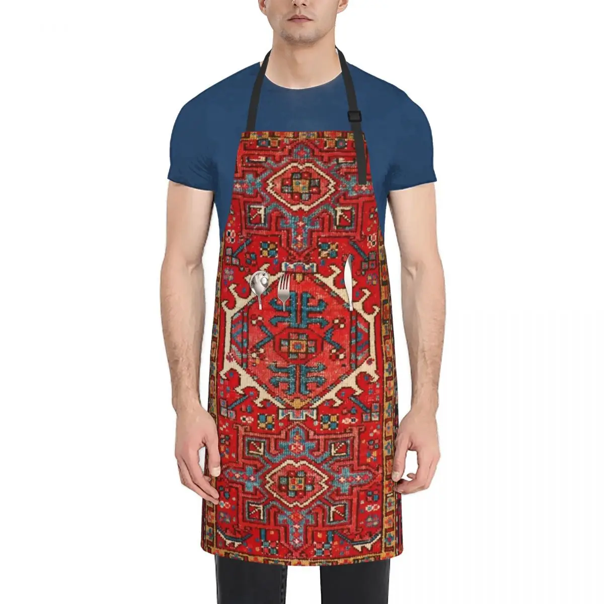 

Persian Carpet Apron For Kitchen Women Chef Uniform christmas kitchen Apron