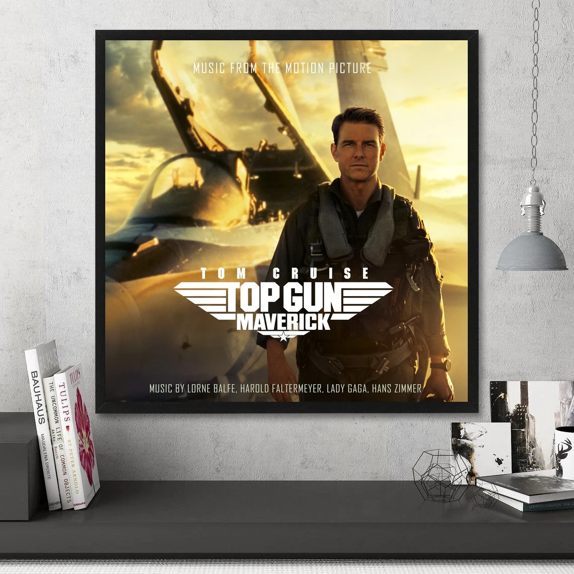 Lady Gaga Top Gun Maverick Music Album Cover Poster Canvas Art Print Home Decor Wall Painting ( No Frame )