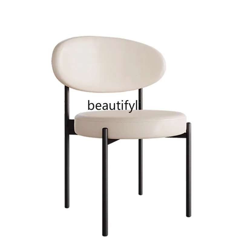 Home Dining Chair Chair Stool Nordic Light Luxury Desk Makeup Cosmetic Chair Nail Scrubbing Chair