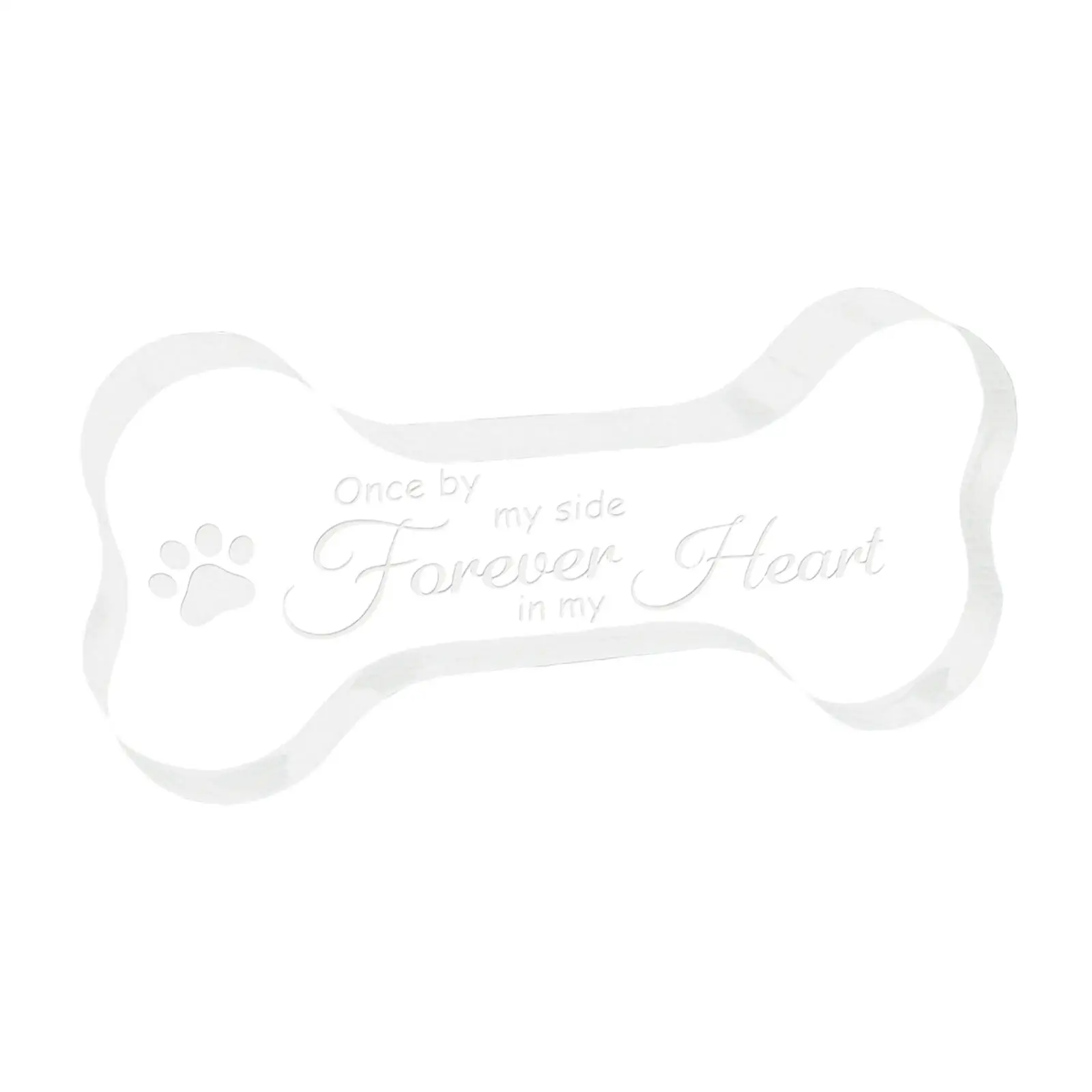 Cadeaux commémoratifs pour animaux de compagnie, décor léger en acrylique, cadeaux commémoratifs pour chiens, 2 paquets-4 paquets