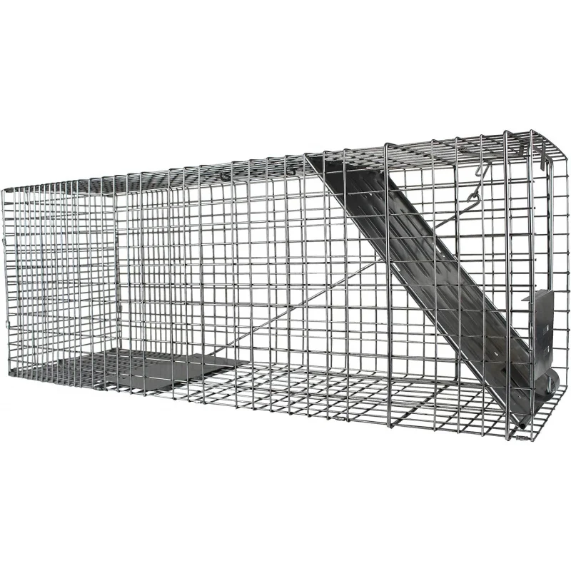 1079SR Large 1-Door Humane Catch and Release Live Animal Trap for Raccoons, Cats, Bobcats,Dogs,Armadillos,Similar-Sized Animals