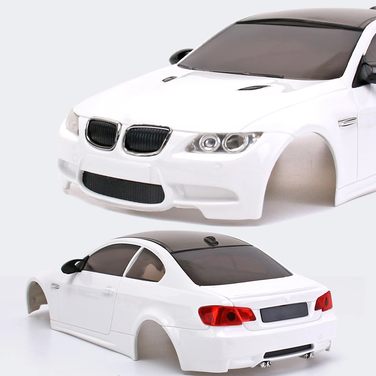 ABS Plastic M3 Body Shell Car Shell 102 mm Wheelbase for 1/28 RC Car  XRX DRZ HGD1 MINI-Q Mini-Z Wltoys