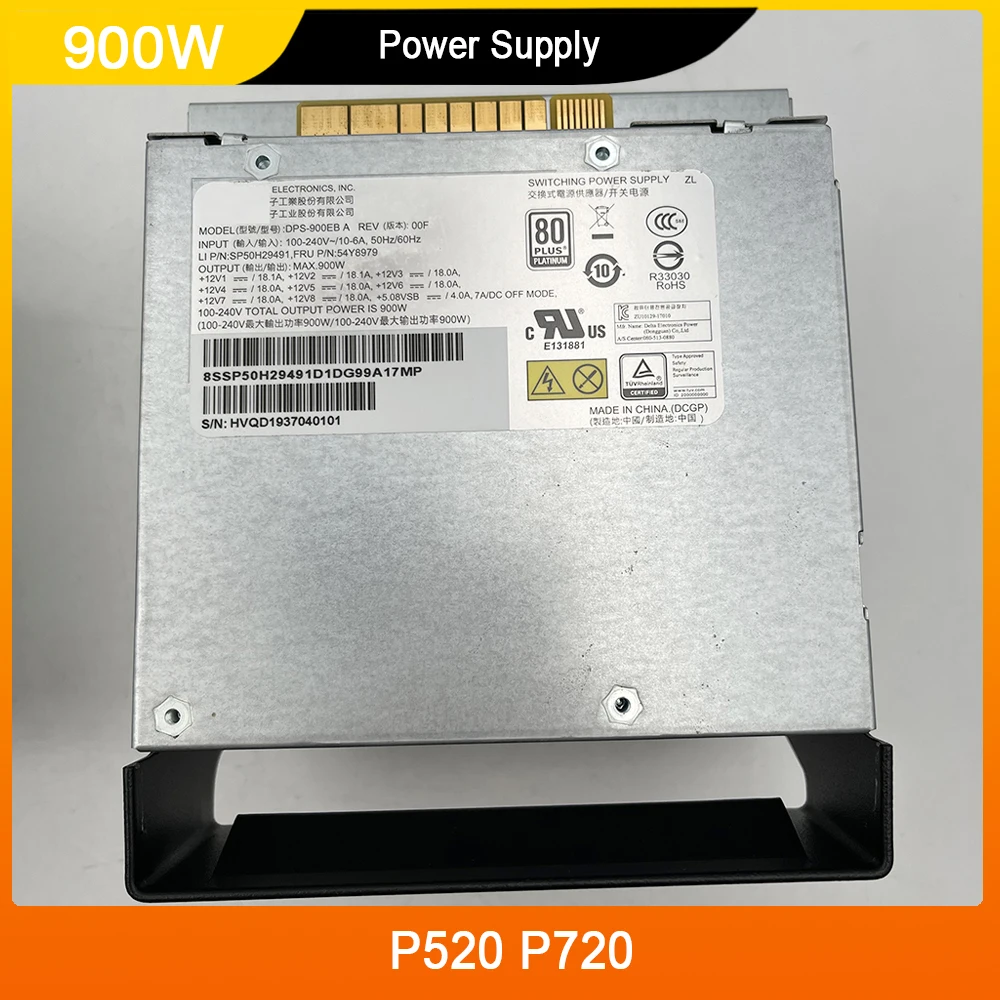 

1 шт. P520 P720 900 Вт 54Y8979 Блок питания для рабочей станции DPS-900EB A