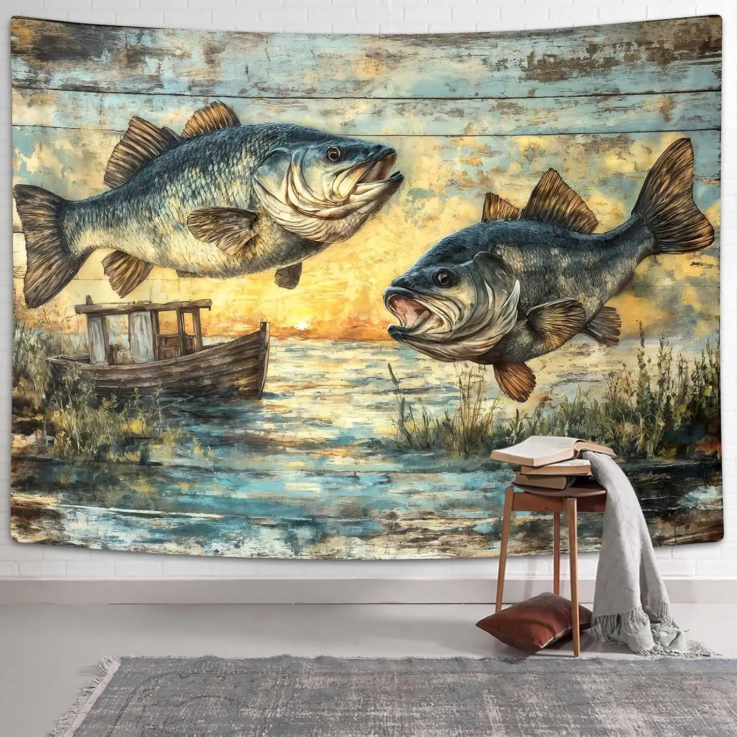 tapecarias-de-verao-com-tema-de-lago-e-robalo-decoracao-rustica-de-parede-com-tema-de-pesca-em-madeira-para-festas-de-pescadores-quarto-e-sala-de-estar