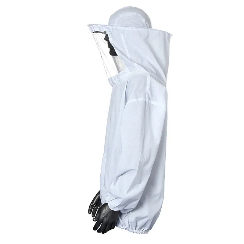 ชุดการเลี้ยงผึ้ง Smock Beekeeper เสื้อผ้าการเลี้ยงผึ้งแจ็คเก็ตการเลี้ยงผึ้งเสื้อผ้าหมวกแขน Anti Bee ชุด Beekeeper Jacket