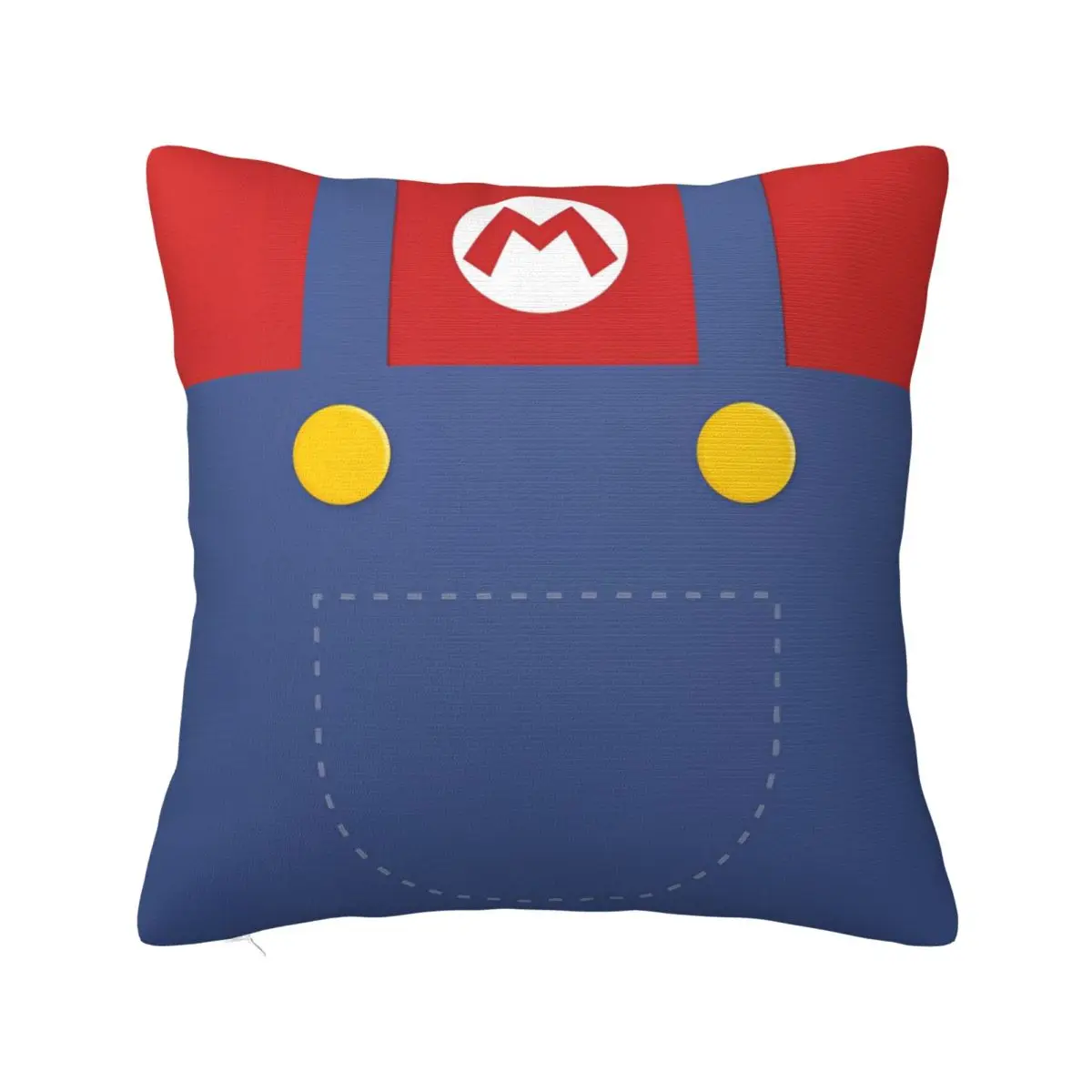 Cartoon M-Marioes-Bros Pillowcase Printing Polyester Cushion Cover Decorative Pillow Case Cover Home Zippered 18''