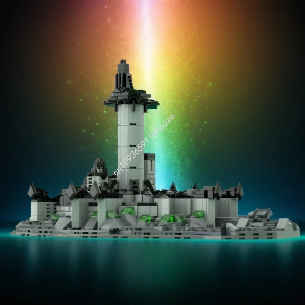 814 قطعة MOC Minas Morgul اللبنات اللورد حل المشكلة لعبة عيد الميلاد هدية الإبداع المراهق الكبار جامع