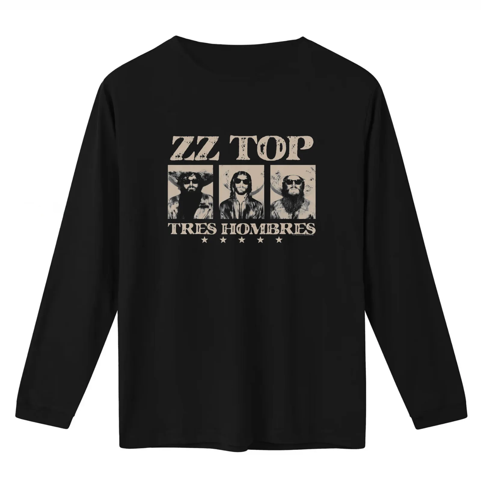 Currently Top Tres Hombres T-Shirt Summer Casual Cotton Tee Oversized Streetwear Tops Vintage Graphic Print Unisex Men Women