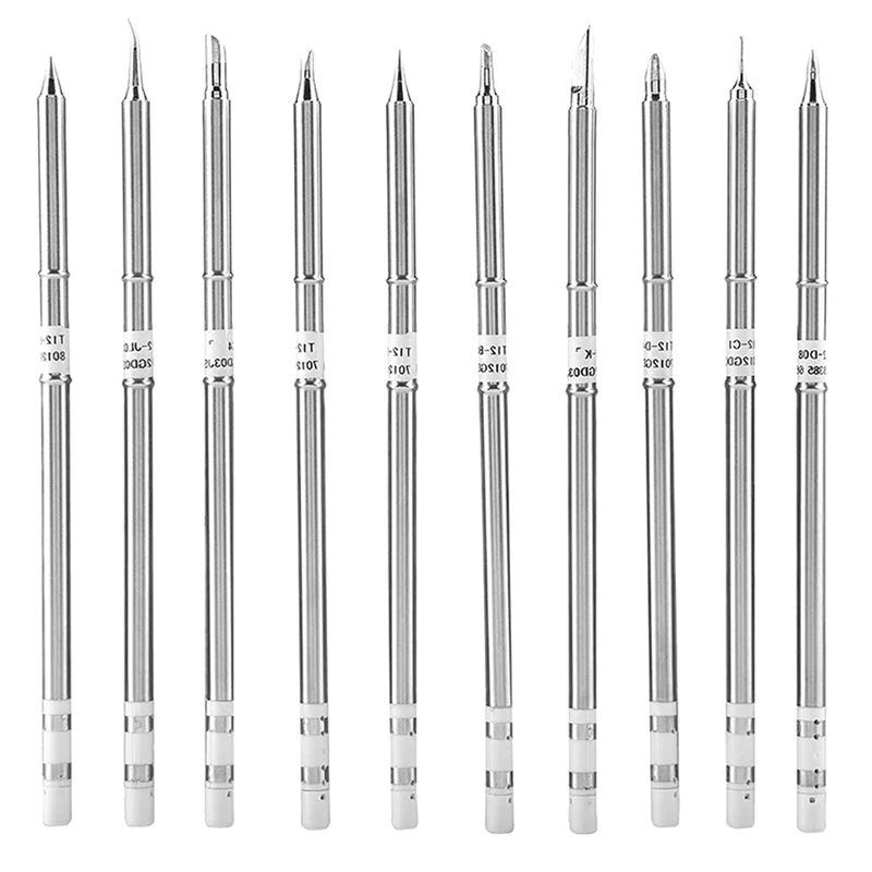 A64K T12 Soldering Iron Tips 10 Types Soldering Station Tool Solder Soldering Iron Tips Soldering Iron Tips