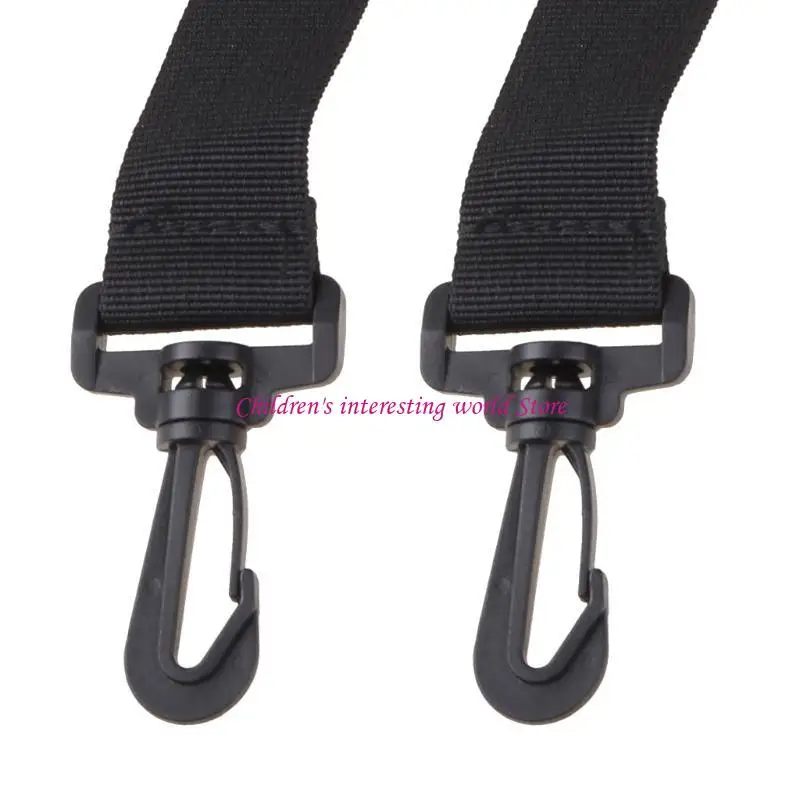 

Stroller Shoulder Strap Wheelchair Carriage Bag Carry Strap Hook Hanger Foldable Traveling Baby Pram Accessory 425F