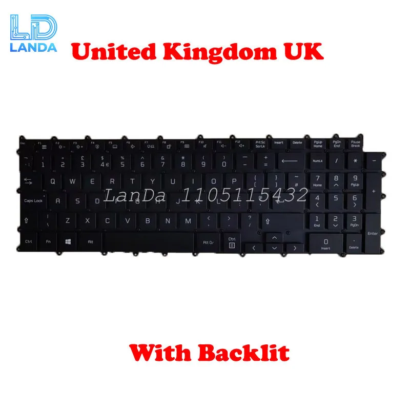 

Backlit Keyboard For LG 17Z90P 17Z90P-G 17Z90P-K 17Z90P-N 17Z90P-G.AA55A3 56G G.AH75A2 76A2 G.AJ55A2 G.BH71P1 K.AA55A8 N.APB7U1