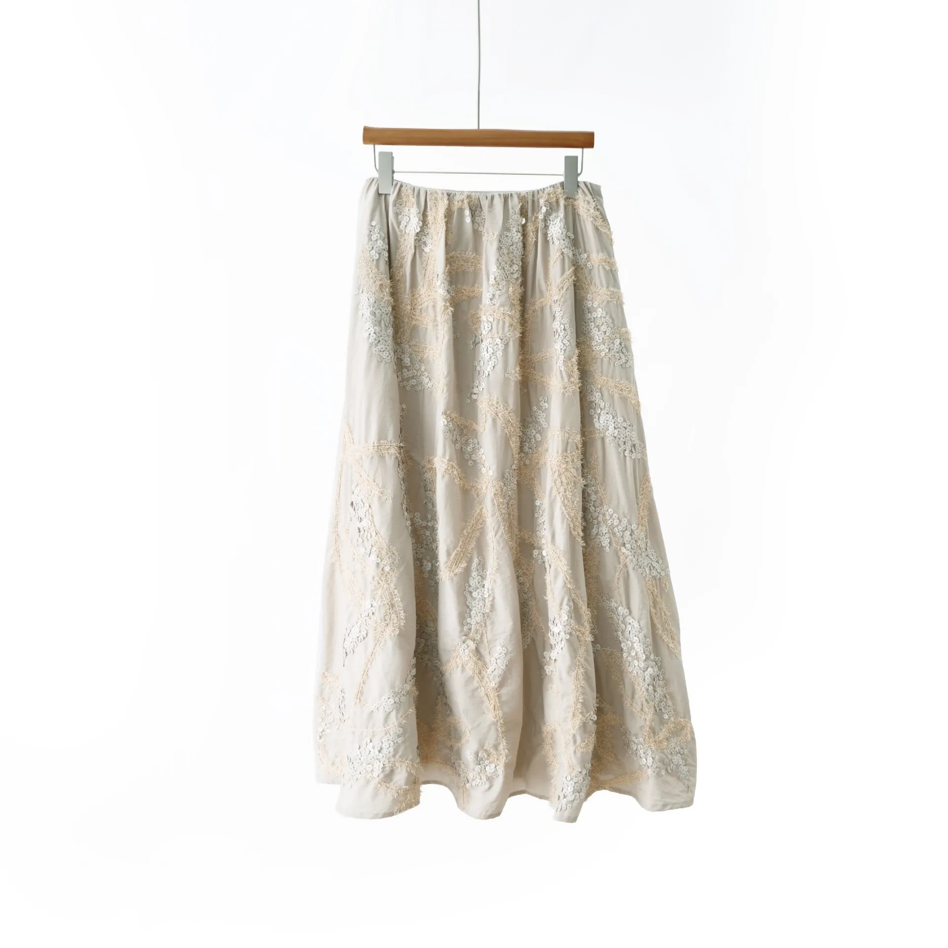 Women'S High-Quality, High-Waisted, Slimming, Affordable Luxury Midi Skirt – Autumn 2026 New Arrival Featuring Hand-Crafted