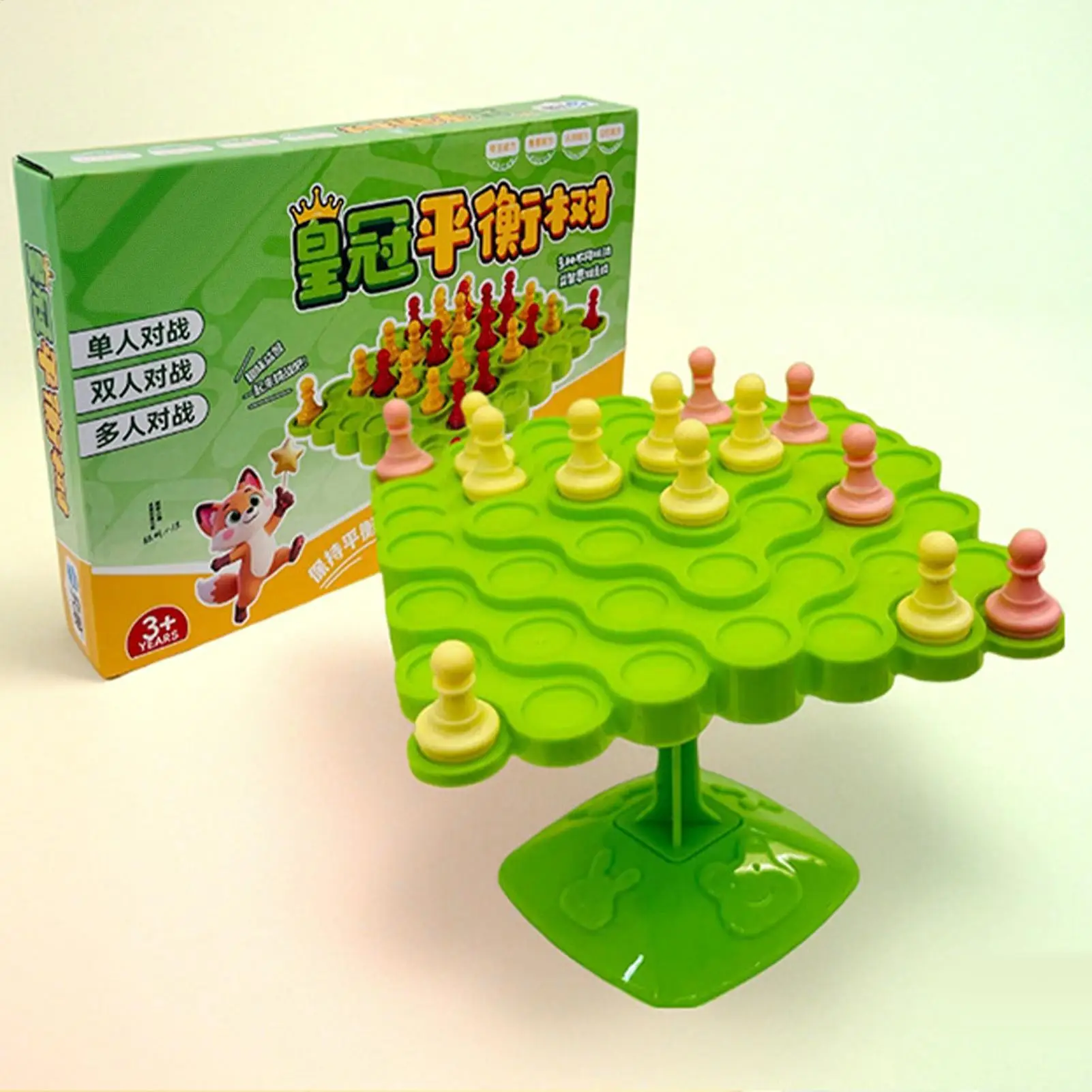 Gra Balansująca Przenośna 2-4 Gracze Rodzinna Gra Stołowa Puzzle Zabawka Drzewko Balansujące Edukacyjna Gra Stołowa Dla Dzieci Chłopców Dziewcząt